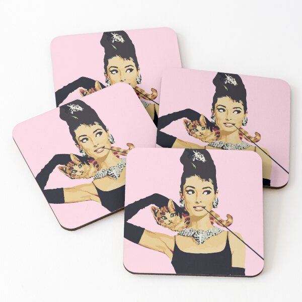 Item preview, Breakfast at Tiffanys | Audrey Hepburn Ocre Gold designed and sold by koovox.