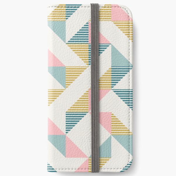 RETRO geometry 10 iPhone Wallet