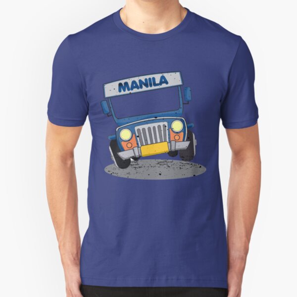 Philippine Jeepney cartoon Slim Fit T-Shirt