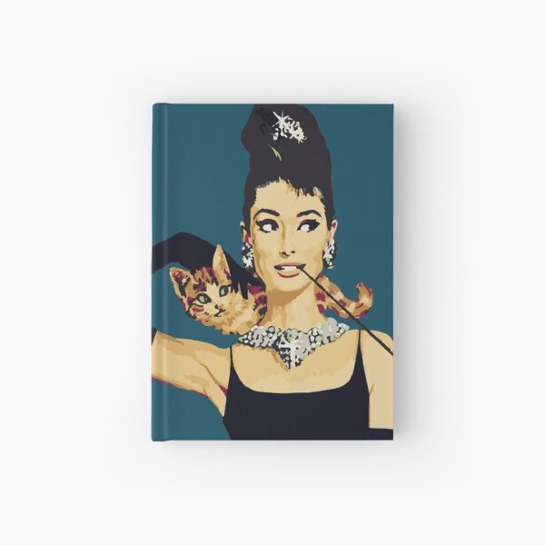 Breakfast at Tiffanys | Audrey Hepburn Blue Hardcover Journal