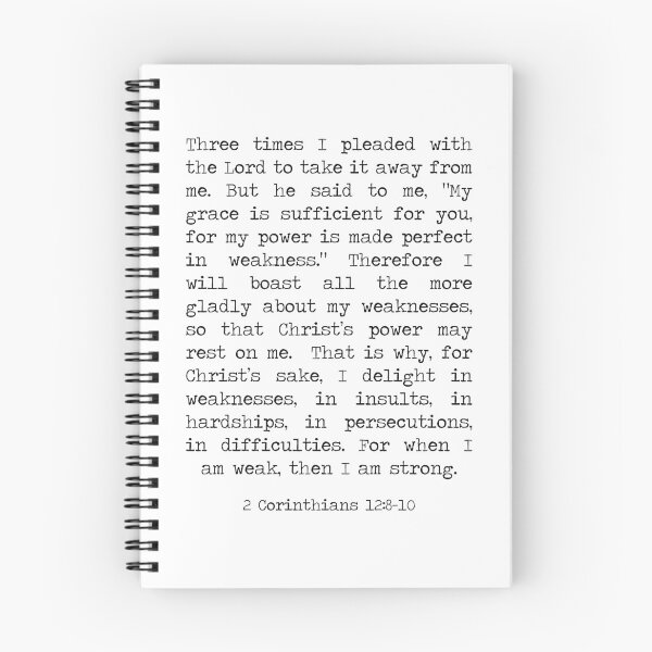 Item preview, 2 Corinthians 12:8-10 designed and sold by ReVivingHoPe.