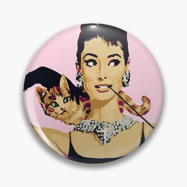 Item preview, Breakfast at Tiffanys | Audrey Hepburn Ocre Gold designed and sold by koovox.