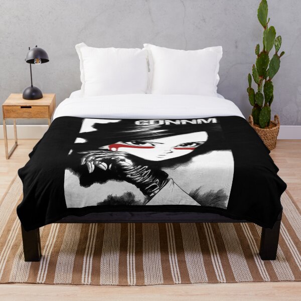 Copie de Gunnm - Gally - Alita: Battle Angel (White) Throw Blanket