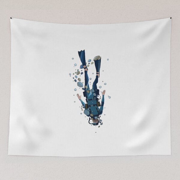 Item preview, Diver underwater diving hobby scuba gift designed and sold by redshirtz.