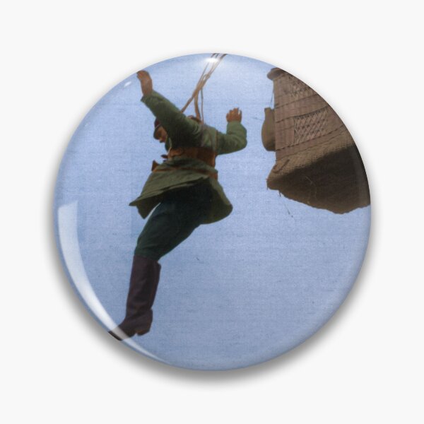 Item preview, A German observer jumping from his observation balloon, 1917-1918 designed and sold by Cassowary Colorizations.