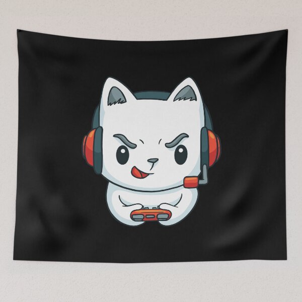Item preview, Gamer cat designed and sold by DerSenat.