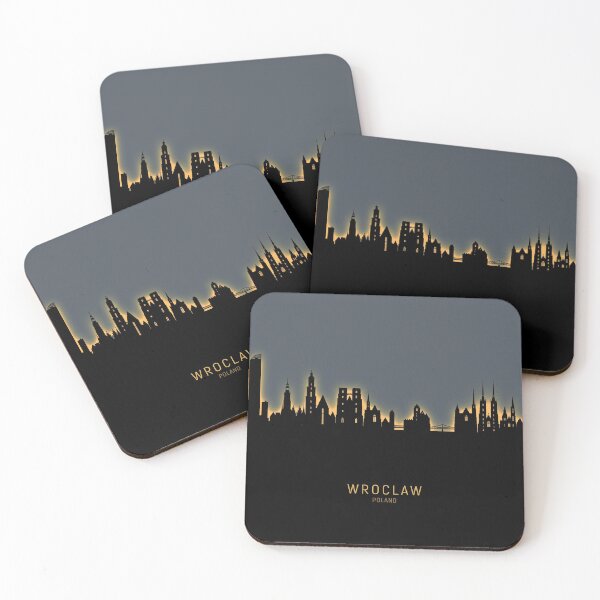 Item preview, Wroclaw Poland Skyline designed and sold by ArtPrints.