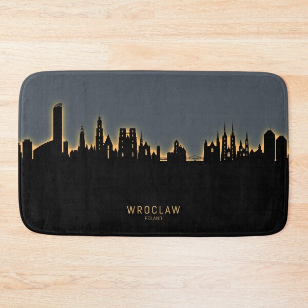 Item preview, Wroclaw Poland Skyline designed and sold by ArtPrints.