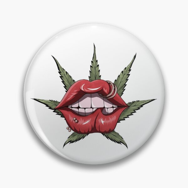 Item preview, Dope lips hemp stoners smoke grass gift designed and sold by redshirtz.