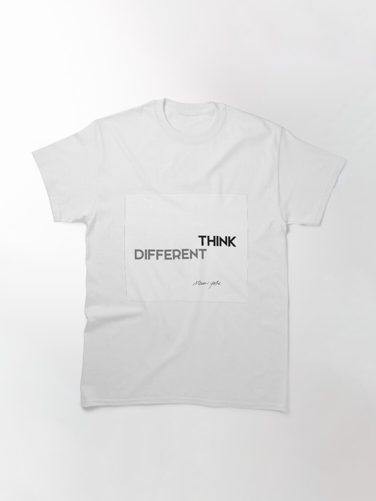 Alternate view of Steve Jobs - Think Different Classic T-Shirt
