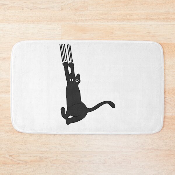 Item preview, Black cat scratch scratch pet gift designed and sold by redshirtz.