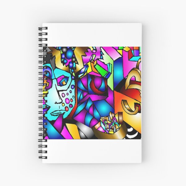 Masked Reality Spiral Notebook