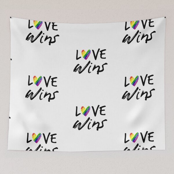 Item preview, LOVE WINS PANDEMIC Rainbow Support designed and sold by MagicBoutique.
