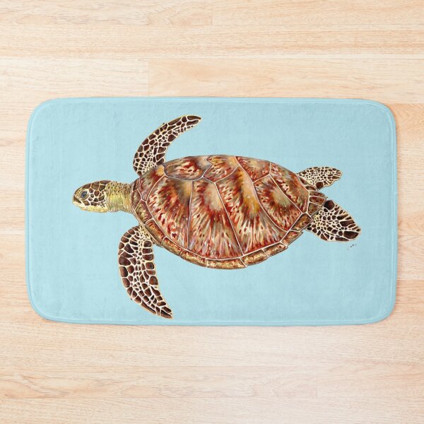 Item preview, Beautiful green sea turtle Chelonia Mydas designed and sold by chloeyzoard.
