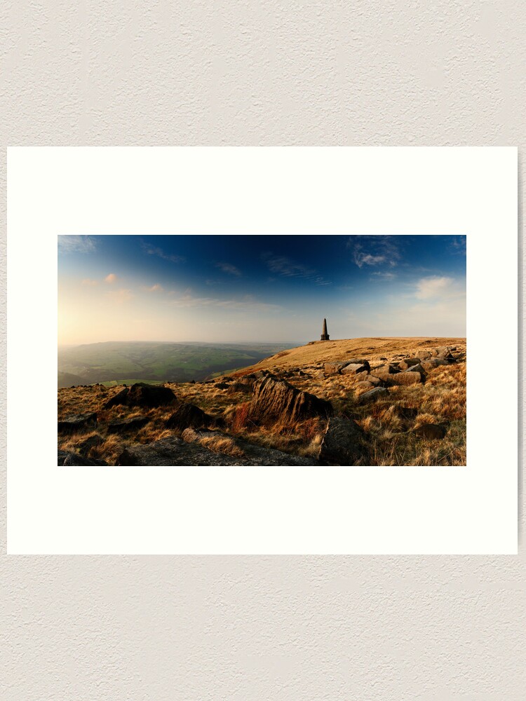 Thumbnail 1 of 3, Art Print, Stoodley Pike Panorama designed and sold by sjbowen.