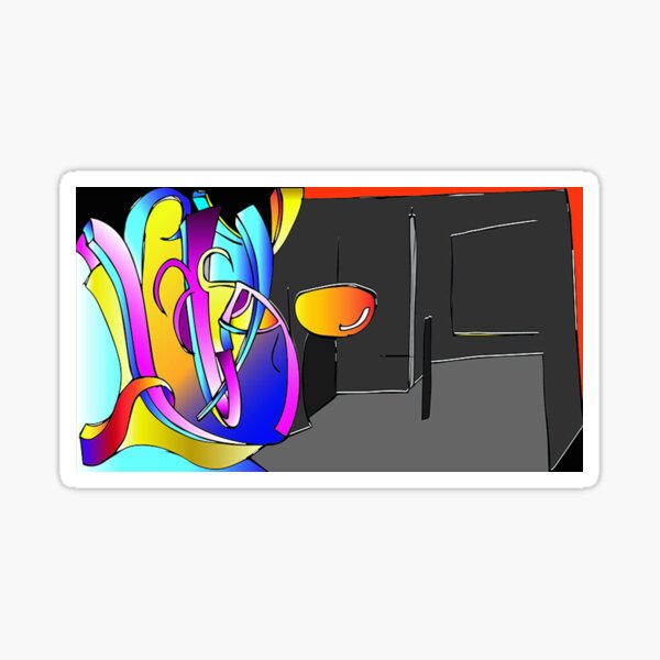 Rose Colored Glasses Sticker