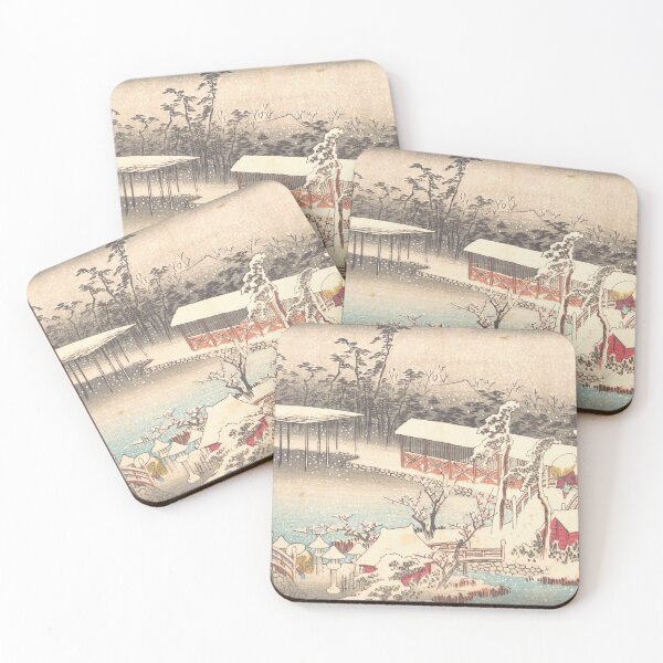 Item preview, Tenmangū Shrine at Kameido in Snow designed and sold by Tizeru.