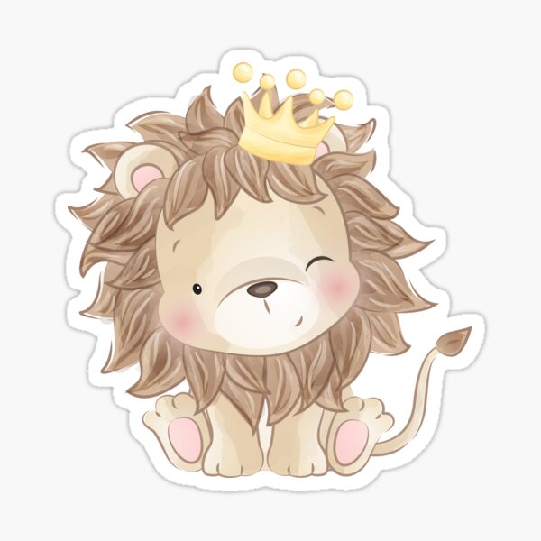 Baby Lion Stickers Redbubble