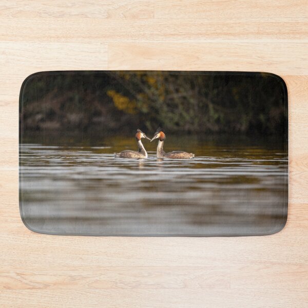 Item preview, GREAT CRESTED GREBE COURTSHIP designed and sold by Andrew Hocking.