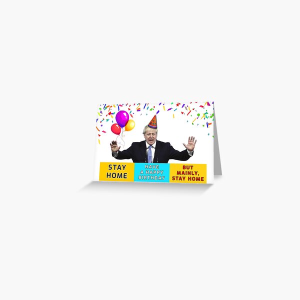 Item preview, Boris Johnson Funny Birthday, Great Britain, British, England, UK designed and sold by avit1.
