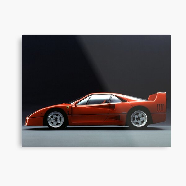 Ferrari F40 Metal Print