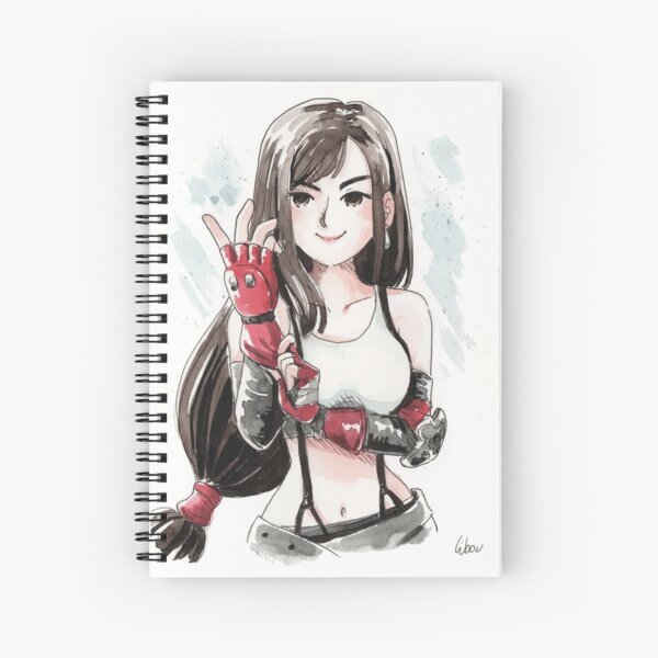Tifa Lockhart final fantasy VII Cahier à spirale