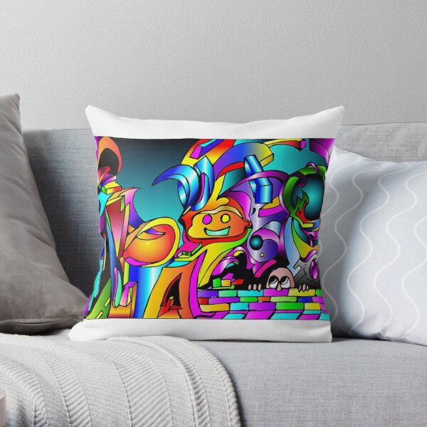 Circle of Life Throw Pillow