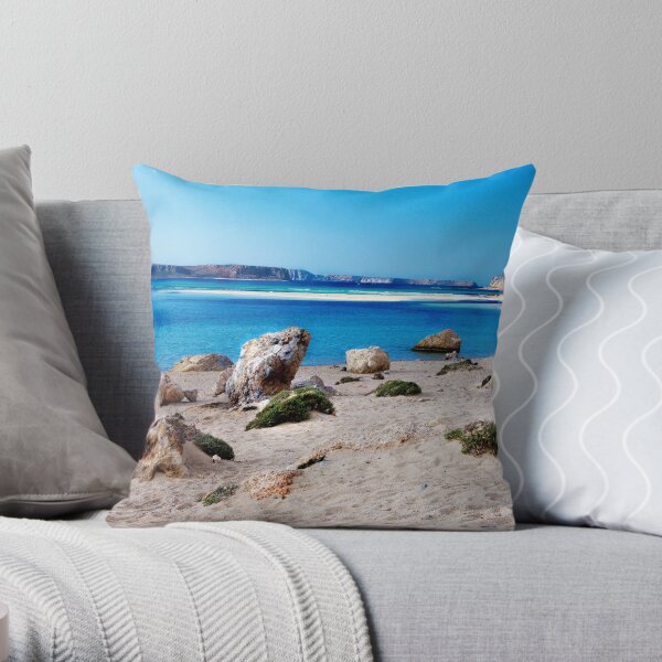 La plage de Balos Coussin