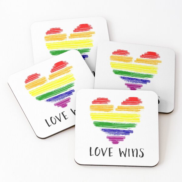 Item preview, LOVE WINS Rainbow Pride Support designed and sold by MagicBoutique.