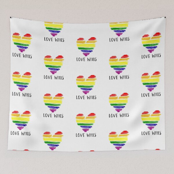 Item preview, LOVE WINS Rainbow Pride Support designed and sold by MagicBoutique.