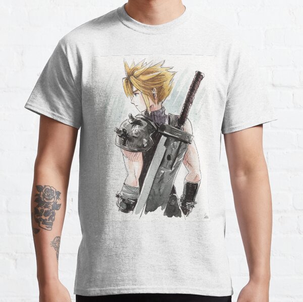 Cloud Strife final fantasy VII T-shirt classique