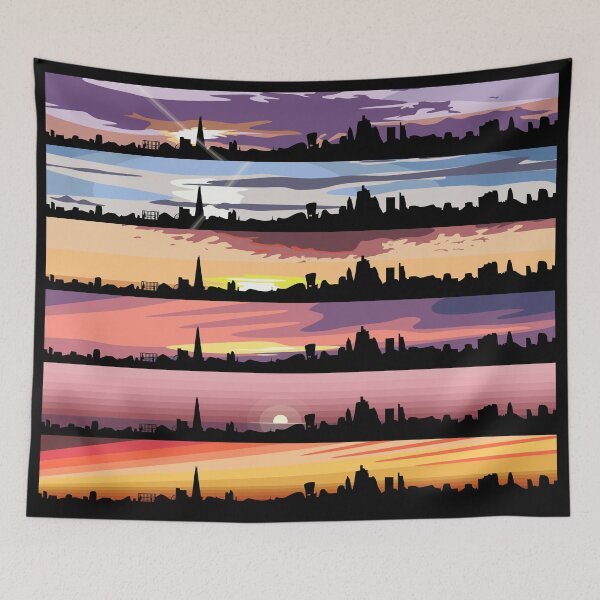Item preview, Equinox Sunsets (London Sunsets 01-06) designed and sold by jezkemp.