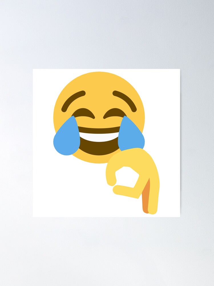 Funny laugh emoji Poster for Sale by Nature Design's