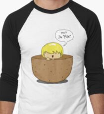 Peeta.. inside a PEETA. PEETA-CEPTION. Men's Baseball ¾ T-Shirt