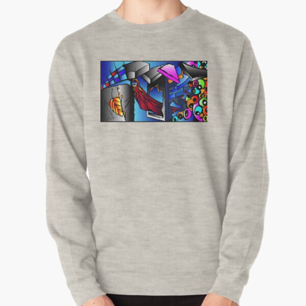 Velvet Cape Pullover Sweatshirt