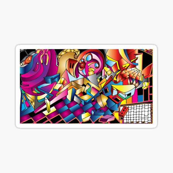 Golden Glow Sticker