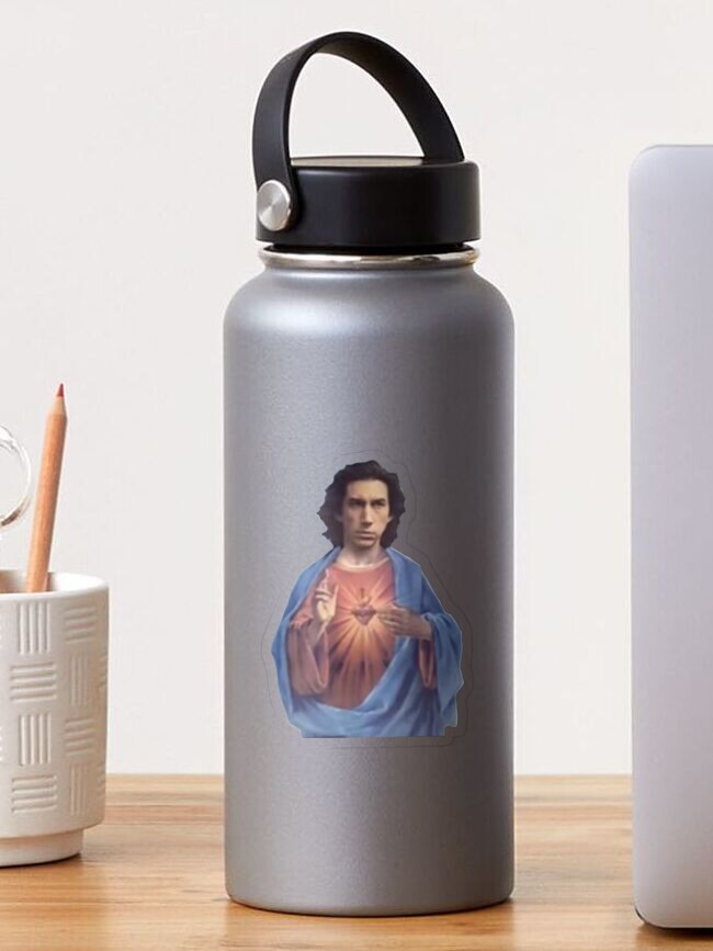Imagen 1 de 3, Pegatina con la obra Adán Conductor Jesús, diseñada y vendida por yatokamisama.