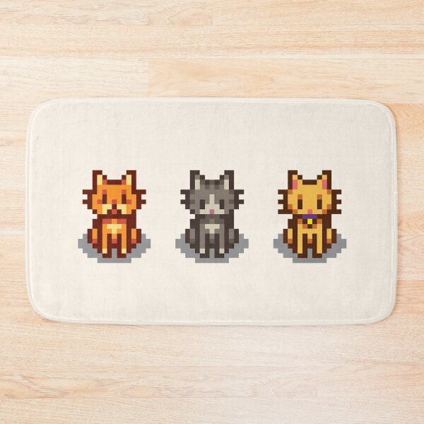 Item preview, Stardew Valley Pets: 3 Cats designed and sold by r9440.