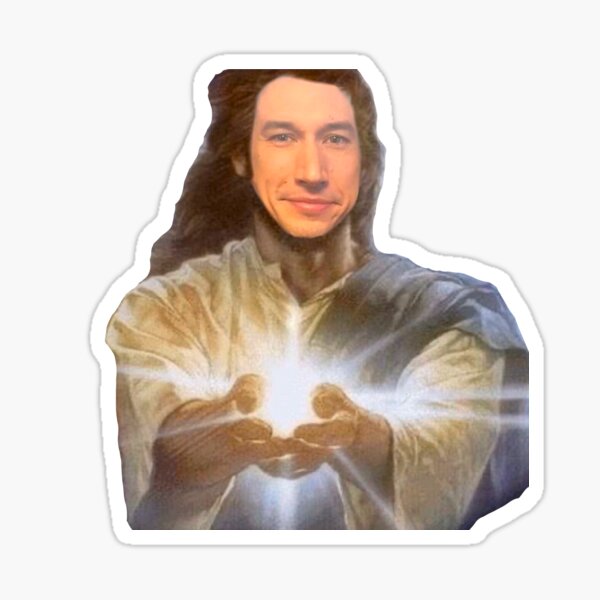 Vista previa del artículo con la obra «Adam Driver Jesús (2)», diseñado y vendido por yatokamisama.