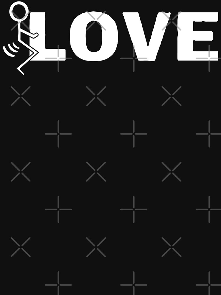Thumbnail 4 of 4, Premium T-Shirt, Fuck love stick figure designed and sold by Teecha.