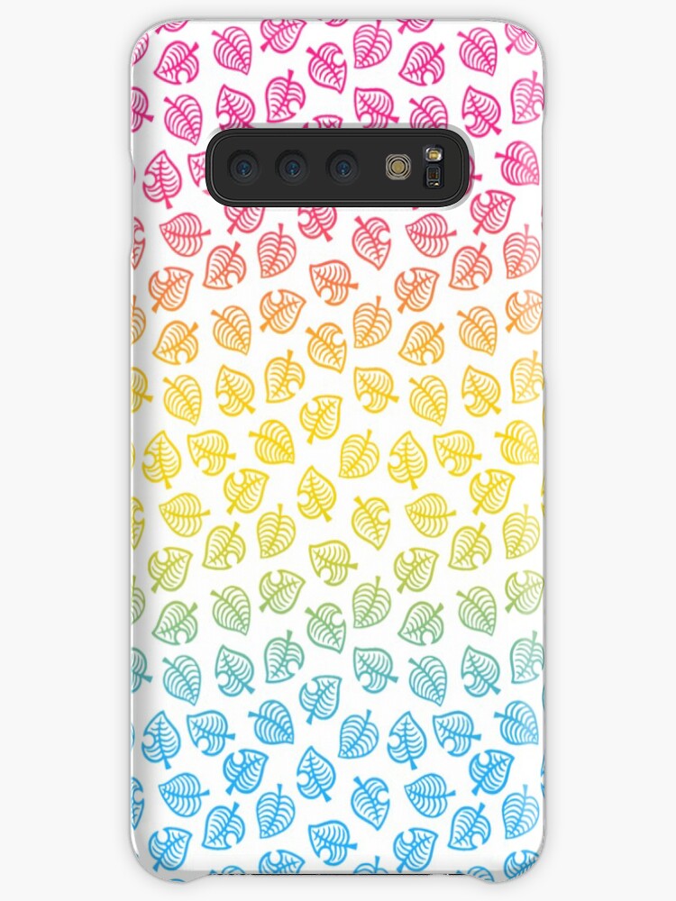 Pan Acnh Leaf Pattern Case Skin For Samsung Galaxy By Rensflr Redbubble