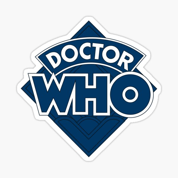 Doctor Who Logo Stickers Redbubble