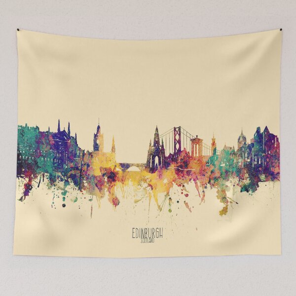 Item preview, edinburgh skyline designed and sold by BekimART2.