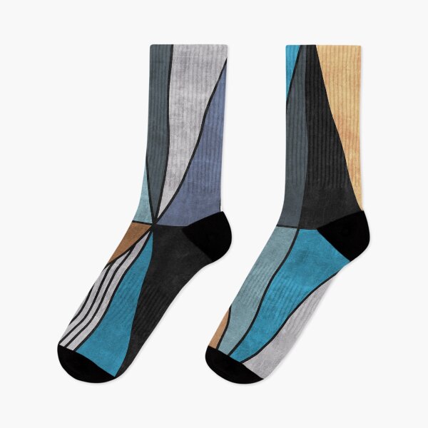 Item preview, Colorful Concrete Triangles - Blue, Grey, Brown designed and sold by Zoltan Ratko.