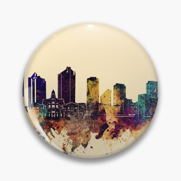 Item preview, fort worth skyline designed and sold by BekimART2.