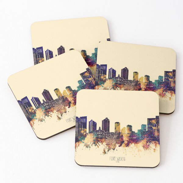 Item preview, fort worth skyline designed and sold by BekimART2.