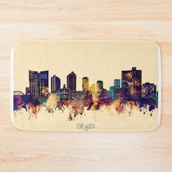 Item preview, fort worth skyline designed and sold by BekimART2.