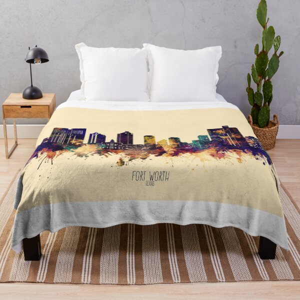 Item preview, fort worth skyline designed and sold by BekimART2.