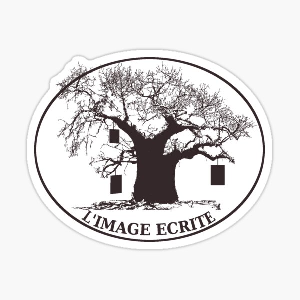 Limageecrite Logo Tree Sticker