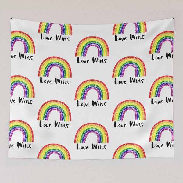 Item preview, LOVE WINS PANDEMIC Rainbow designed and sold by MagicBoutique.